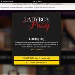 Ladyboy Pussy Accounts And Passwords