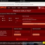 Login For FRENCH GIRLS FEET